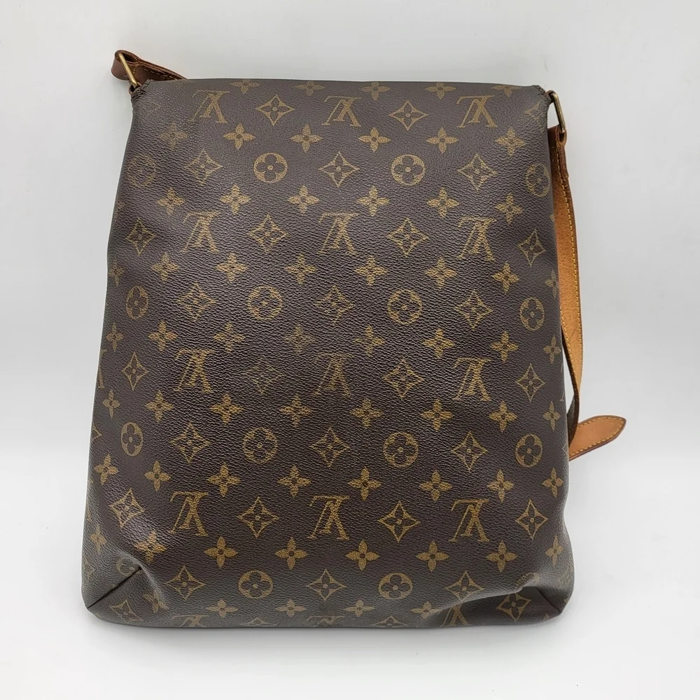 LOUIS VUITTON Monogram Musette Salsa GM Shoulder Crossbody Bag, Authentic..